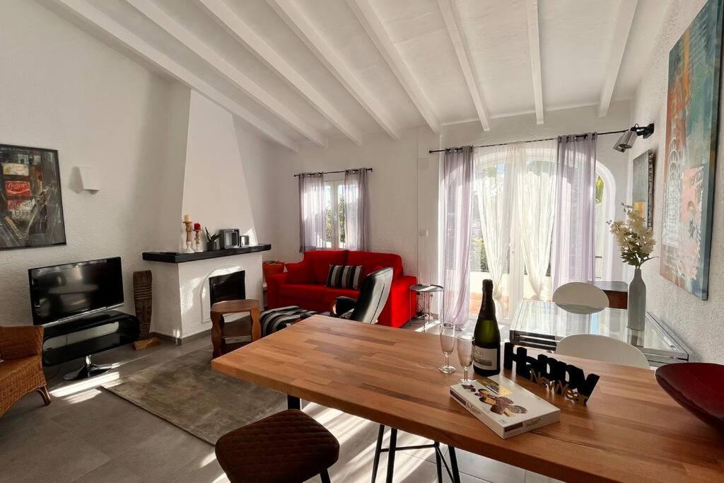 Ferienwohnung Reihenhaus Mit Garten In Moravit Moraira Teulada Exterior foto