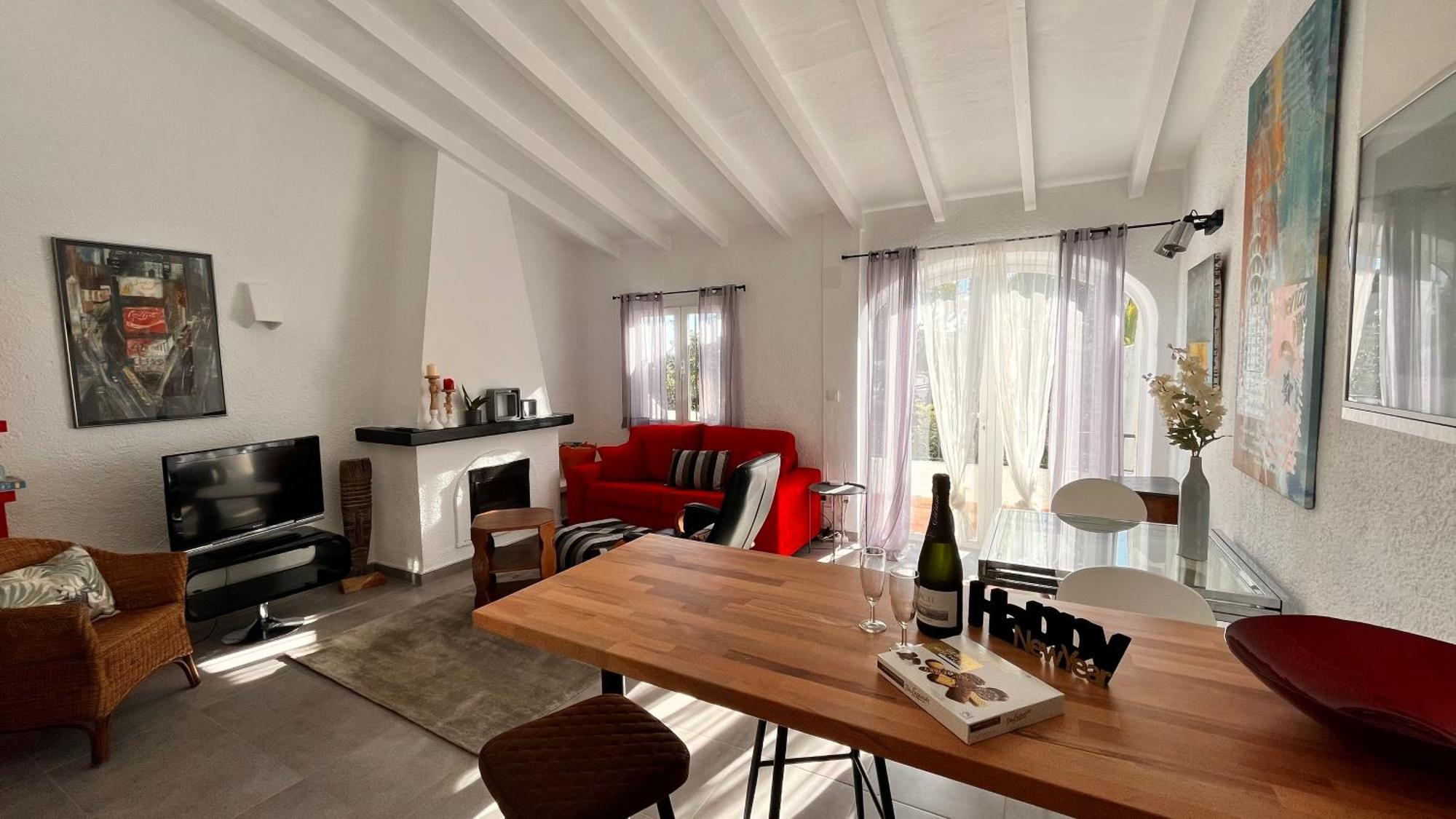 Ferienwohnung Reihenhaus Mit Garten In Moravit Moraira Teulada Exterior foto